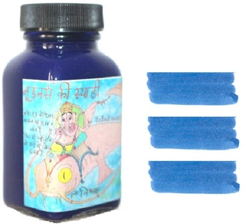 Noodlers Fountain Pen Ink Bottle - Upper Ganges Blue