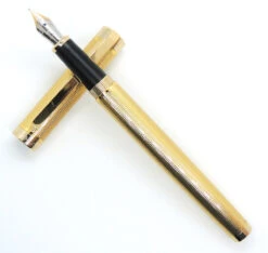 Jinhao 155 Gold Lacquered Fountain Pen, Fine Nib
