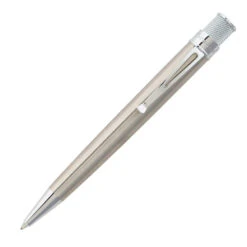 Retro 51 Tornado Classic Rollerball Pen, Stainless Steel Lacquer