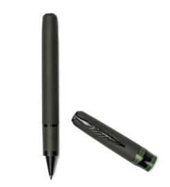 Pineider Alchemist Zeolite Rollerball Pen, Krakatoa Green