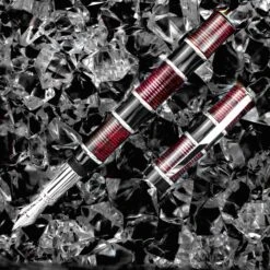 Visconti Limited Edition Asia Bamboo Fountain Pen, Red