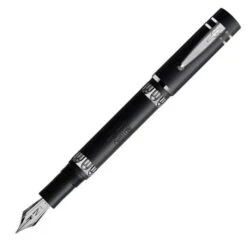 Nettuno 1911 Fountain Pen, Black Sands With Black Trim, Medium Nib